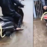Desi Jugaad Viral: पानी से डूबी सड़क पर स्कूटी में लंबा पाइप लगाकर निकला शख्स, लोग बोले— ‘नेक्स्ट लेवल इंजीनियरिंग