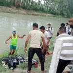Kurukshetra News: पुल पर कार-बाइक की भिड़ंत, दोनों वाहन नहर में गिरे; दो युवकों की जान बची