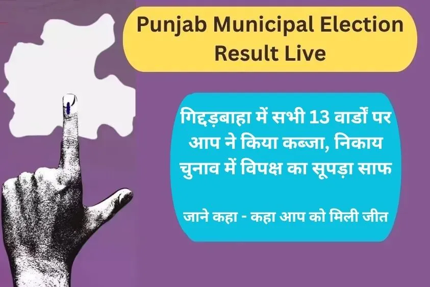 Punjab Nikay Chunav Result : अकाली दल 71 और भाजपा महज 15 सीटों पर सिमटी