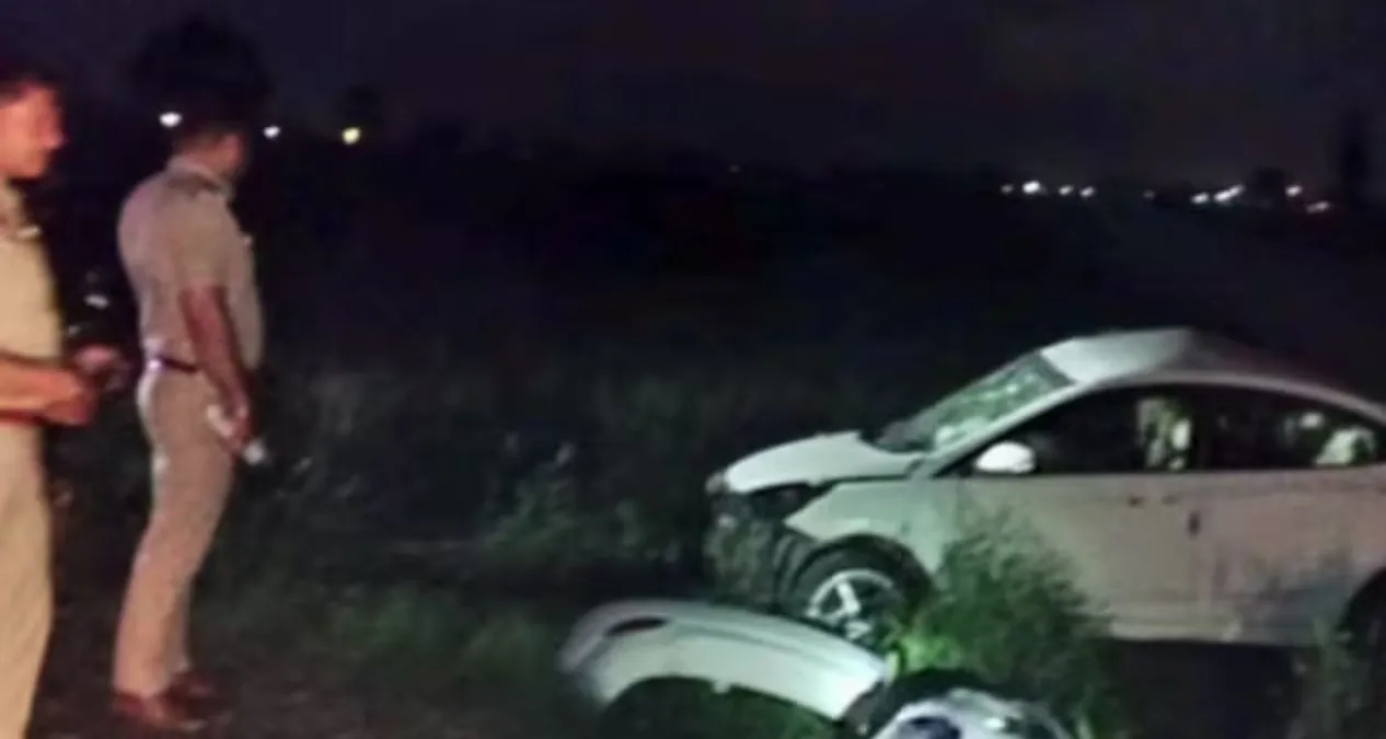  कुरुक्षेत्र ब्रेजा एक्सीडेंट : 10 फीट दूर गिरा कार का इंजन, अग्निवीर भाई और इकलौती बहन की मौत