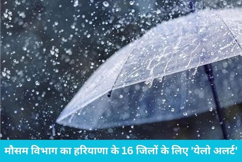  50 किमी/घंटा की रफ्तार से चलेगी आंधी; मौसम विभाग का हरियाणा के 16 जिलों के लिए 'येलो अलर्ट'