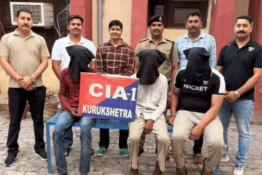 हरियाणा में बावरिया गैंग का पर्दाफाश, 7 जिलों में पेट्रोल पंप और ठेकों पर की थी लूट