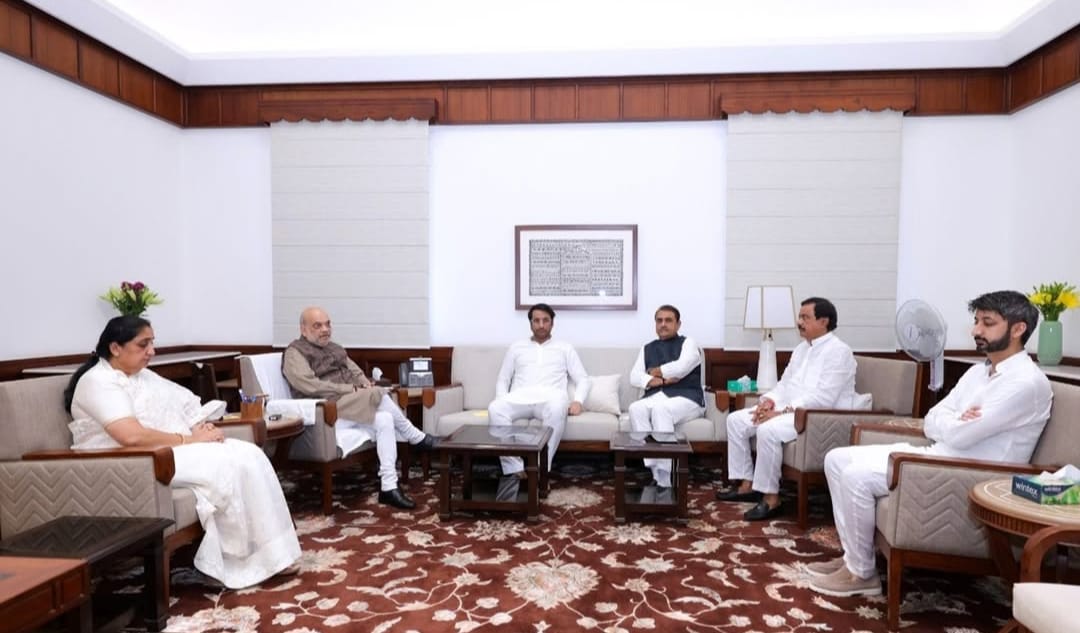 महाराष्ट्र की उपमुख्यमंत्री सुनेत्रा पवार ने दिल्ली में प्रधानमंत्री मोदी और गृह मंत्री शाह से मुलाक...