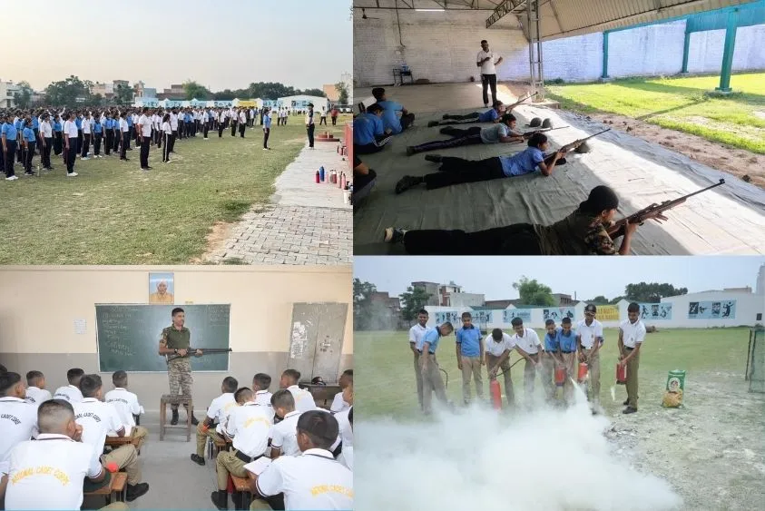  जगाधरी में एनसीसी कैडेट्स ने सीखी वेपन ट्रेनिंग, फायरिंग रेंज पर साधा अचूक निशाना