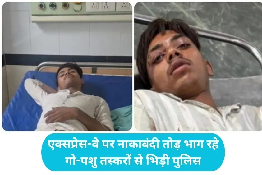 Nuh Police Encounter: दिल्ली-मुंबई एक्सप्रेस-वे पर सीआईए और पशु तस्करों में मुठभेड़, दो बदमाशों के प...
