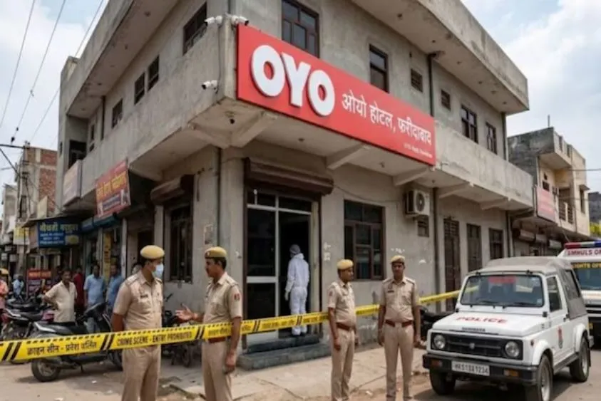  फरीदाबाद के ओयो होटल में कत्ल: 25 साल के सचिन की चाकू मारकर हत्या, पुलिस जांच में जुटी