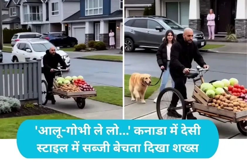 Viral Video: कनाडा की सड़कों पर शख्स ने अंग्रेजी में बेची गोभी और आलू, वीडियो देख लोटपोट हुए लोग