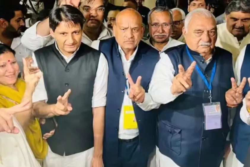 हरियाणा कांग्रेस में बवाल: क्रॉस वोटिंग पर 2 विधायकों ने दी सफाई, कहा- "हम गद्दार नहीं, सच्चे सिपाही हैं"