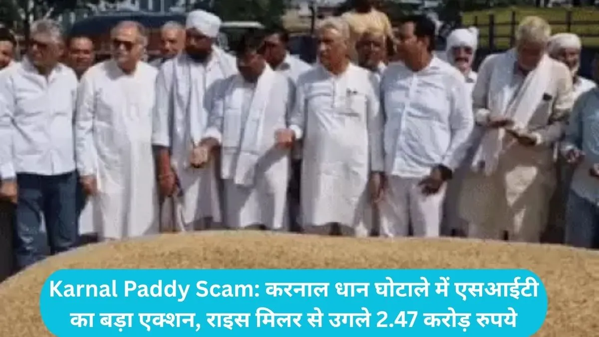 Karnal Paddy Scam: करनाल धान घोटाले में एसआईटी का बड़ा एक्शन, राइस मिलर से उगले 2.47 करोड़ रुपये