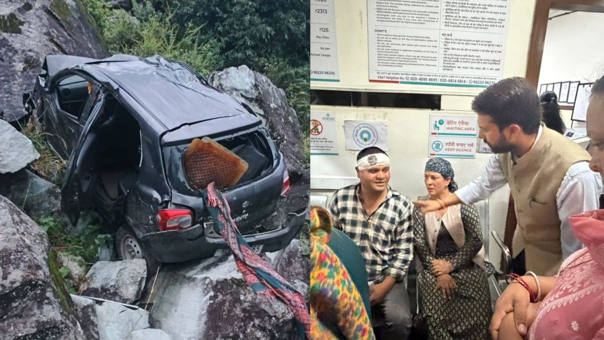 Shimla Aroad Accident: शिमला में 250 फुट गहरी खाई में गिरी कार, चालक की मौत, चार घायल