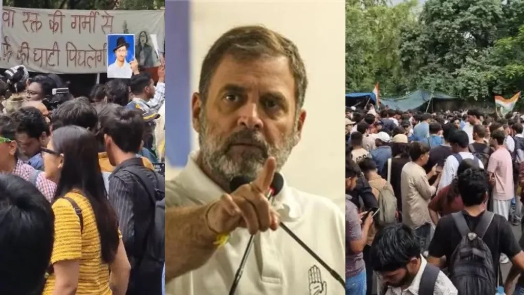 CJP Protest: जंतर-मंतर पर 32वें दिन भी CJP का प्रदर्शन जारी, लाठीचार्ज के बाद RML अस्पताल पहुंचे राहुल-प्रियंका, मांगा शिक्षा मंत्री का इस्तीफा