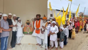 Dhand News: ढांड में गुरु रविदास जी के जयकारों की गूंज, मूर्ति स्थापना पर निकली भव्य शोभायात्रा, उमड़ा श्रद्धालुओं का सैलाब