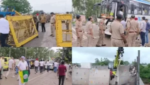 Haryana Borders Sealed: किसानों का दिल्ली मार्च, हरियाणा के बॉर्डर सील, करनाल और कुरुक्षेत्र में झड़प के बाद पैदल बढ़े किसान