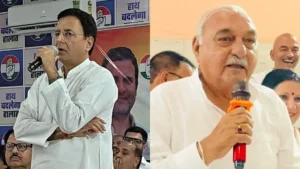 Haryana Congress: नए प्रभारी के सामने ही भिड़े हुड्डा और सुरजेवाला, मंच से एक-दूसरे पर दागे सियासी मिसाइल