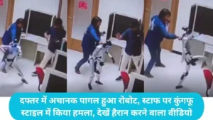 Humanoid Robot Attack: दफ्तर में अचानक पागल हुआ रोबोट, स्टाफ पर कुंगफू स्टाइल में किया हमला, देखें हैरान करने वाला वीडियो