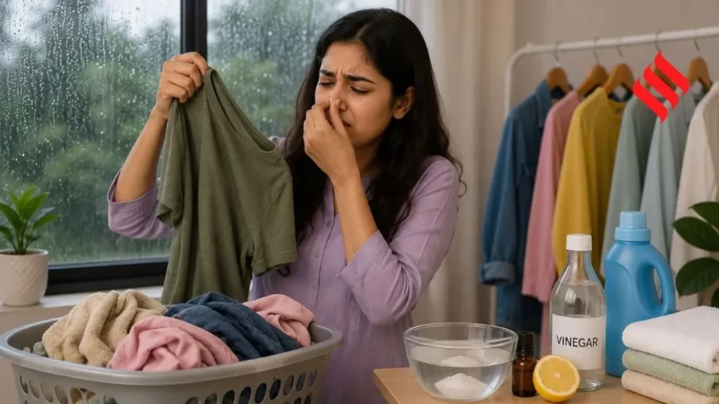 Monsoon Clothes Smell Tips: बारिश के मौसम में कपड़ों से आने वाली सीलन की बदबू से हैं परेशान? अपनाएं ये 5 आसान घरेलू उपाय