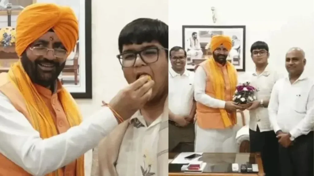 NEET Topper: NEET UG 2026 में AIR 2 लाने वाले पांशुल बंसल से मिले सीएम नायब सैनी, चंडीगढ़ में किया सम्मानित