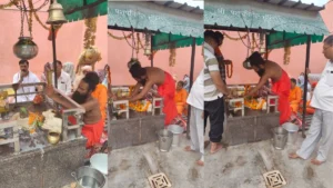 Nilokheri News: निगदू के समाध बाबा भगवान गिरी मठ में गुरु पूर्णिमा पर उमड़ी भारी भीड़, महंत कृष्णानंद पुरी के सान्निध्य में हुआ रुद्राभिषेक