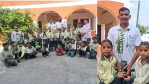 Nilokheri News: प्राथमिक स्कूल जटपुरा में रोपे गए पौधे, सरपंच बोले- 'जनभागीदारी से बचाएंगे पर्यावरण'