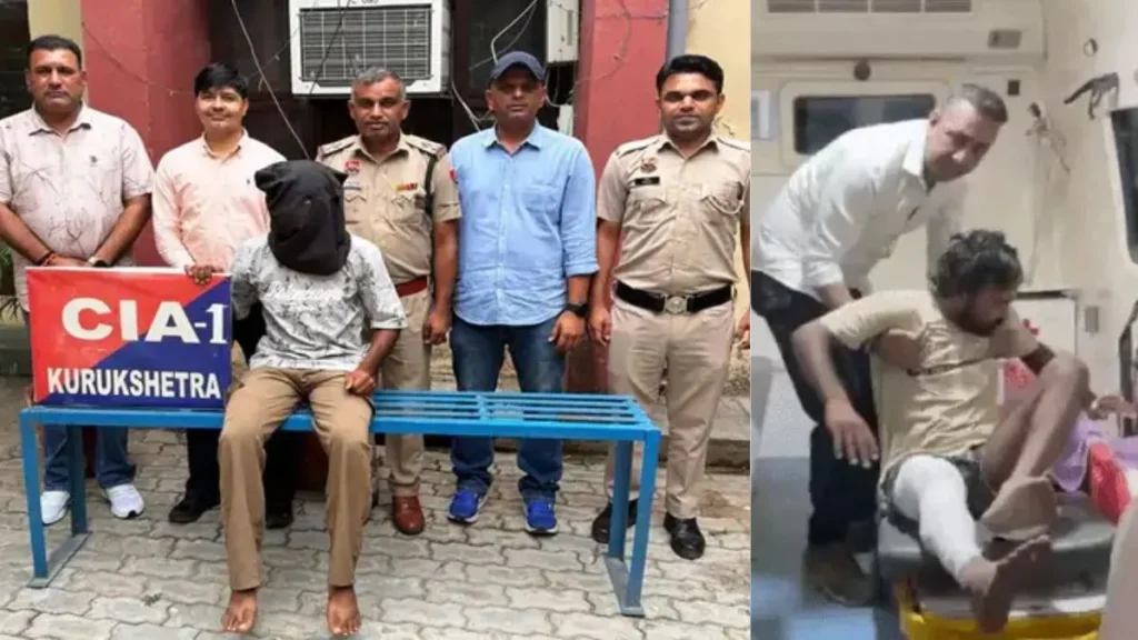 Pehowa Police Encounter: ब्लॉक समिति मेंबर की हत्या करने आया था बदमाश, कुरुक्षेत्र में सीआईए ने फिल्मी अंदाज में दबोचे शूटर