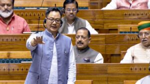 प्रश्नपत्र लीक रोकने संबंधित विधेयक पर चर्चा से बच रहा है विपक्ष: किरेन रीजीजू