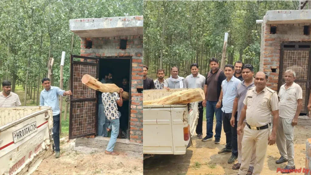 Pratap Nagar Wildlife Action: इंस्पेक्टर लीलू राम का पदभार संभालते ही तस्करों पर एक्शन, बाथरूम से खैर की कीमती लकड़ी बरामद