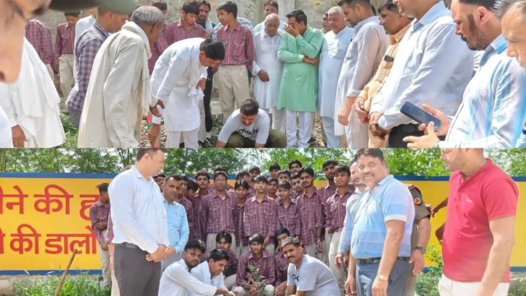 Pundri News: पूंडरी में 'एक पेड़ मां के नाम': विधायक सतपाल जाम्बा ने 4 स्कूलों में किया पौधारोपण, लिया हरित पूंडरी का संकल्प