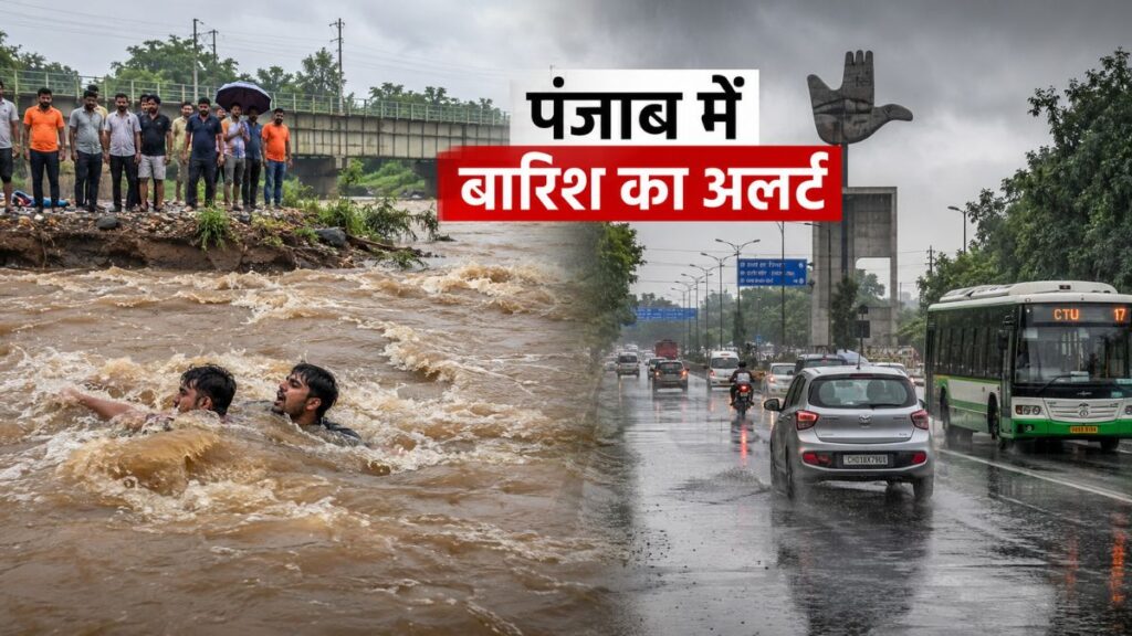 Punjab Weather: चंडीगढ़ में तेज बारिश के बीच घग्गर नदी में बड़ा हादसा, दो दोस्त बहे, पंजाब के 15 जिलों में बारिश का अलर्ट