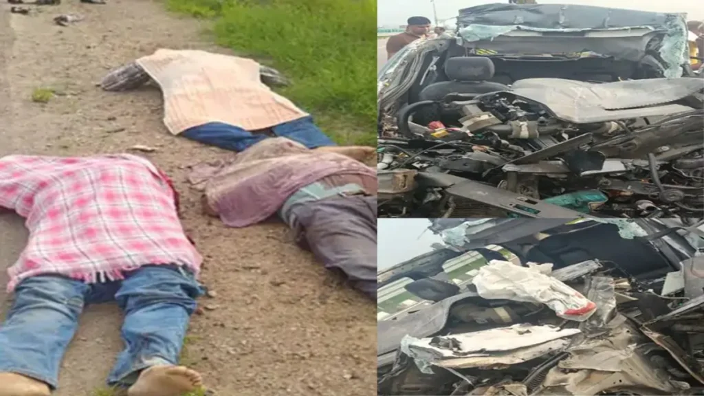 Rohtak News: 152D पर भीषण हादसा, अंबाला से नारनौल जा रही गाड़ी ट्रक में घुसी, 3 लोगों की मौके पर मौत
