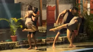 Romantic dance viral बारिश में 'गले लग जा' गाने पर कपल ने किया ऐसा डांस, लोग बोले- 'यही तो असली रोमांस है'