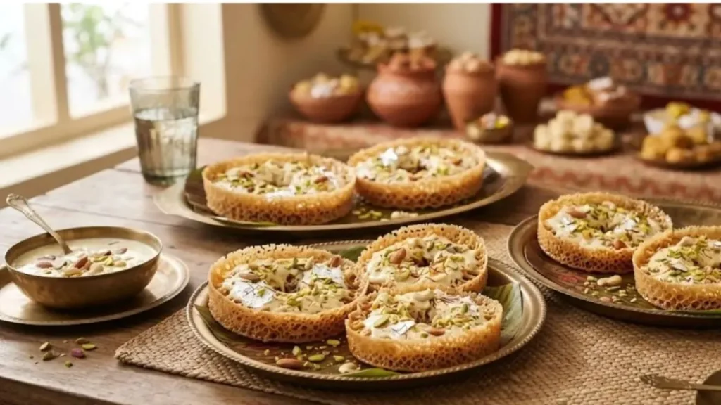Sawan Special: सावन में घर पर बनाएं हलवाई जैसा जालीदार घेवर, बिना सांचे के पतिली में तैयार करने के 5 आसान स्टेप्स