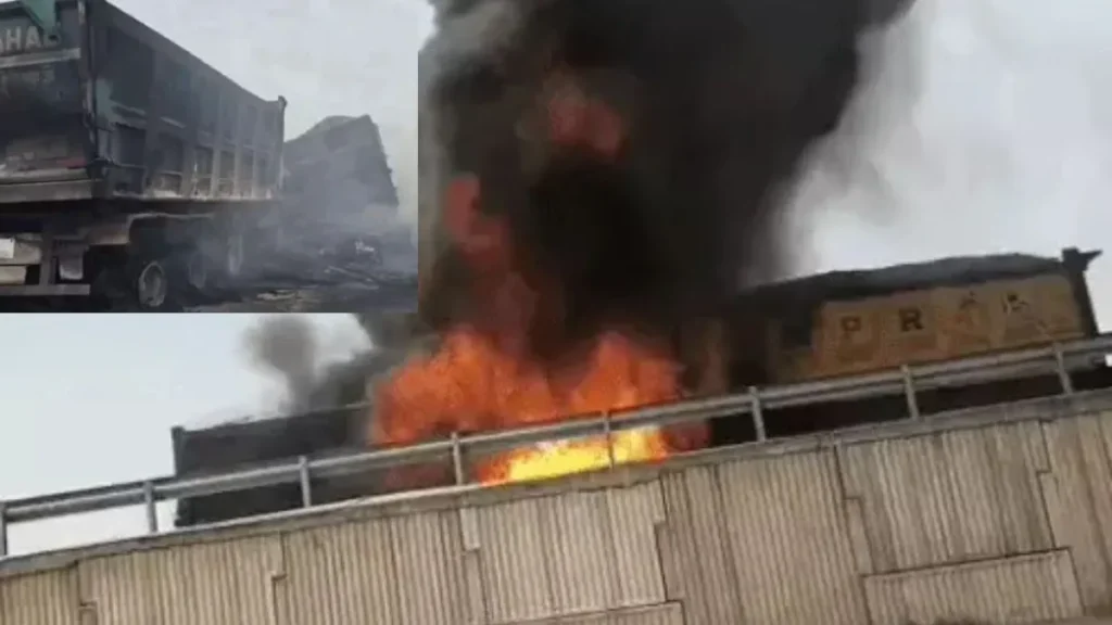 Sonipat News: सोनीपत में NH-334B पर दो ट्रकों की भीषण भिड़ंत, टक्कर के बाद केबिन में जिंदा जला ड्राइवर