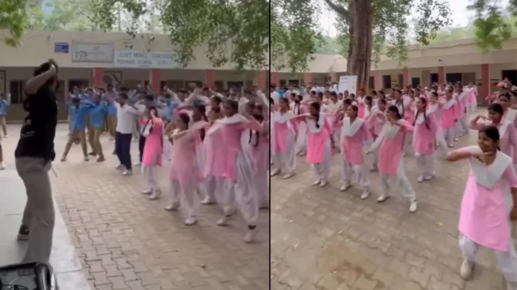 Teacher Dance Viral: असेंबली में बजा ‘लॉलीपॉप लागेलू’ तो खुद को रोक नहीं पाए मास्टर जी, छात्राओं के साथ लगाए ठुमके
