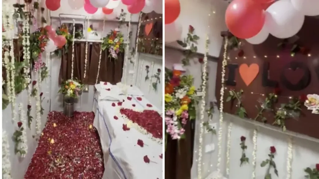 Train Honeymoon Viral: चलती ट्रेन में बना दिया हनीमून सुइट, जलती मोमबत्तियां देख भड़का रेलवे, TTE सस्पेंड