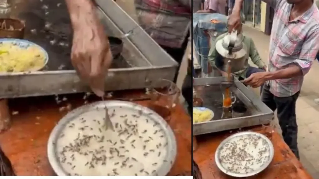 Viral Tea: मक्खियों से भिनभिनाती चीनी से चायवाले ने बनाई चाय, वीडियो देख भड़के लोग