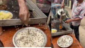 Viral Tea: मक्खियों से भिनभिनाती चीनी से चायवाले ने बनाई चाय, वीडियो देख भड़के लोग