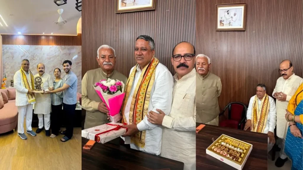 Yamunanagar News: यमुनानगर के नेताओं ने दी सीएम के नवनियुक्त OSD भोपाल सिंह खदरी को बधाई, रखीं जिले की मांगें