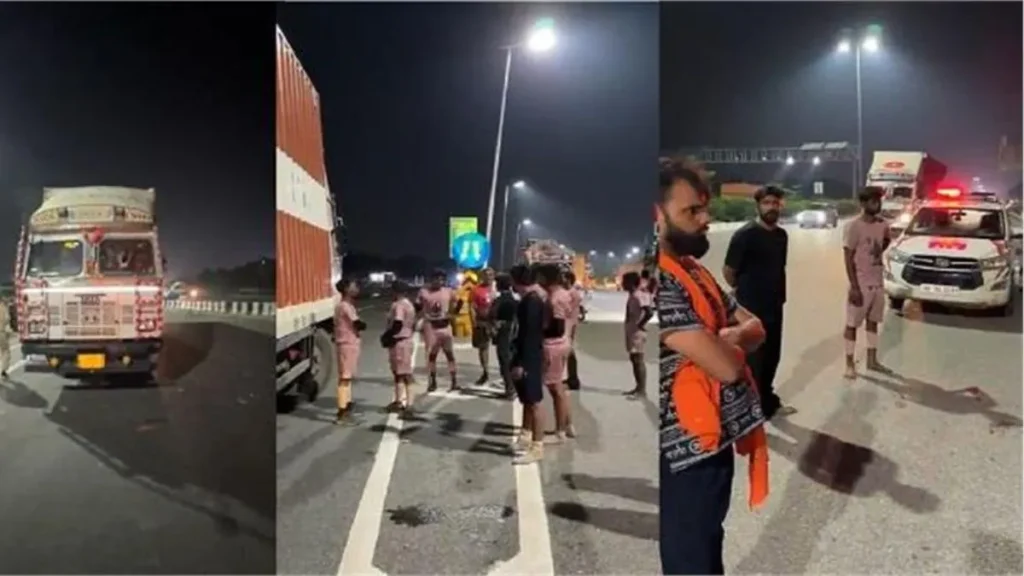 Delhi Jaipur Accident: दिल्ली-जयपुर एक्सप्रेसवे पर हादसा, ट्रक ने कांवड़िए को मारी टक्कर, उग्र भीड़ ने की तोड़फोड़