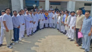 Dhand News: ढांड अनाज मंडी में बीजेपी कार्यकर्ताओं ने अशोक गुर्जर का किया जोरदार अभिनंदन, गूंजे नारे