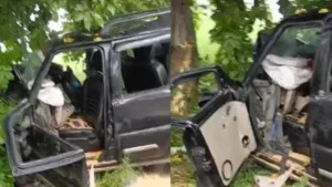 Faridabad News: फरीदाबाद में भीषण सड़क हादसा, पेड़ से टकराई तेज रफ्तार स्कॉर्पियो, एक की मौत, तीन गंभीर