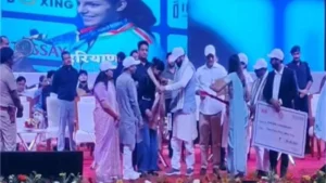 Haryana CWG Winners Award: पंचकूला में ग्लासगो CWG 2026 के विजेताओं का सम्मान, सीएम सैनी ने बांटी ₹13.97 करोड़ की इनामी राशि