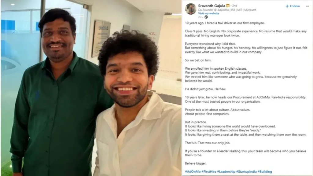 Inspirational Story: डिग्री नहीं, नीयत पर भरोसा, 9वीं पास टैक्सी ड्राइवर को बनाया पहला एम्प्लॉई, आज बना कंपनी का नेशनल हेड