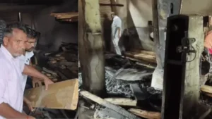 Karnal News: करनाल में भीषण अग्निकांड, घरौंडा की डोर फैक्ट्री में लगी आग, लाखों का सामान और मशीनें जलकर राख