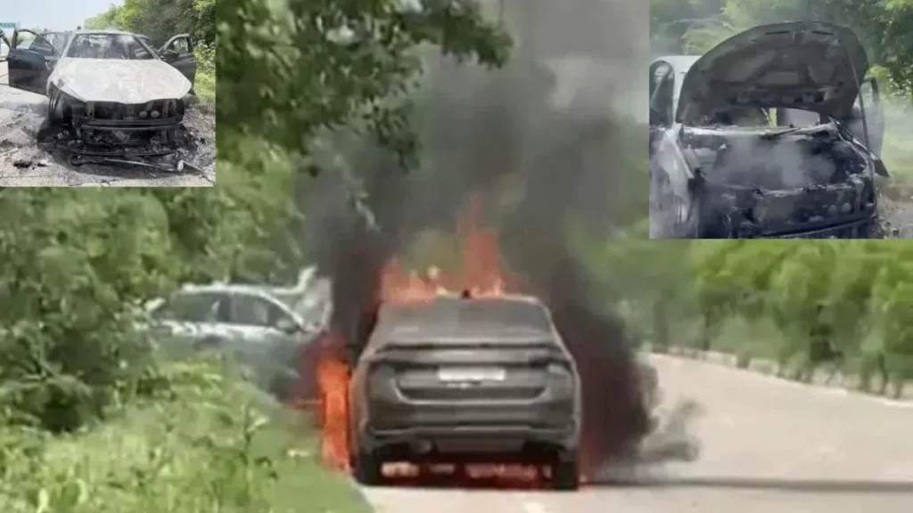 Kurukshetra News: कुरुक्षेत्र में टला बड़ा हादसा, हिसार-चंडीगढ़ हाईवे पर चलती स्कोडा बनी आग का गोला, भाई-बहन ने कूदकर बचाई जान