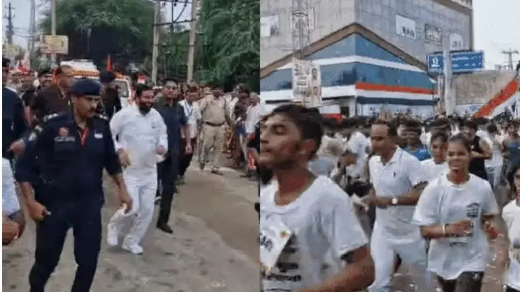 Narnaul Half Marathon: नारनौल में नशा मुक्त मैराथन में दौड़े सीएम नायब सैनी और आरती राव, उमड़ा युवाओं का सैलाब