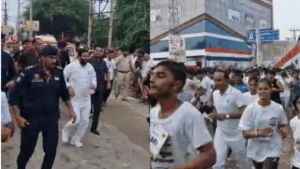 Narnaul Half Marathon: नारनौल में नशा मुक्त मैराथन में दौड़े सीएम नायब सैनी और आरती राव, उमड़ा युवाओं का सैलाब
