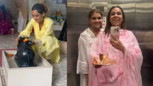 Nia Sharma Sawan Shivratri: सावन शिवरात्रि पर भगवान शिव की भक्ति में लीन हुईं निया शर्मा, जलाभिषेक की तस्वीरें वायरल