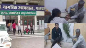 Palwal News: सांप काटने के बाद अस्पताल के फर्श पर चला झाड़-फूंक, नीम की पत्तियां खिलाते तांत्रिक का वीडियो वायरल