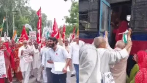 Rohtak Farmers Protest: रोहतक में निजीकरण के खिलाफ 'जेल भरो आंदोलन' में उमड़ा जनसैलाब, 'कम पड़ गईं पुलिस की बसें'