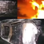 Rohtak News: रोहतक में चलती कार का टायर फटने से लगी भीषण आग, सोनीपत का युवक जिंदा जला